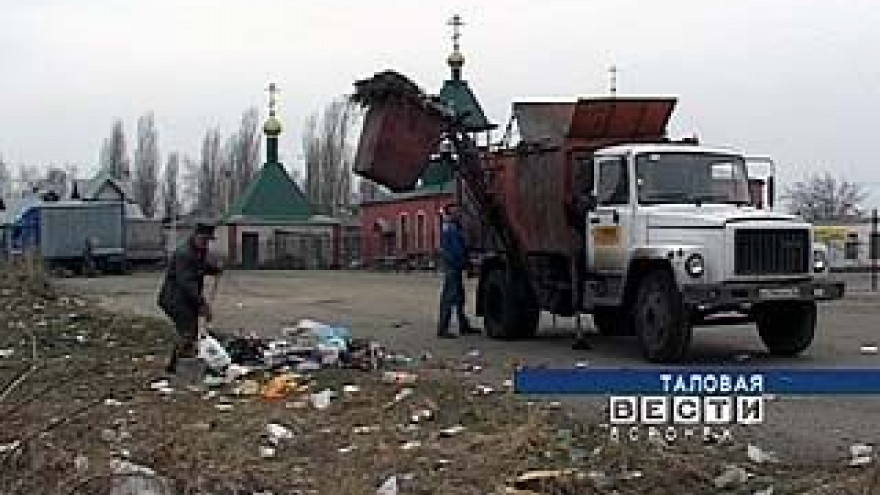 В Таловой не справляются с вывозом ТБО
