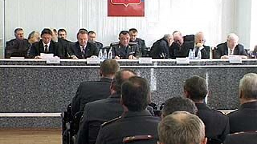 В ГУВД по Воронежской области подвели итоги 2008 года