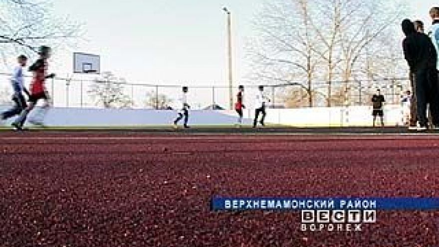 Сразу три спортивные площадки появились в Верхнемамонском районе