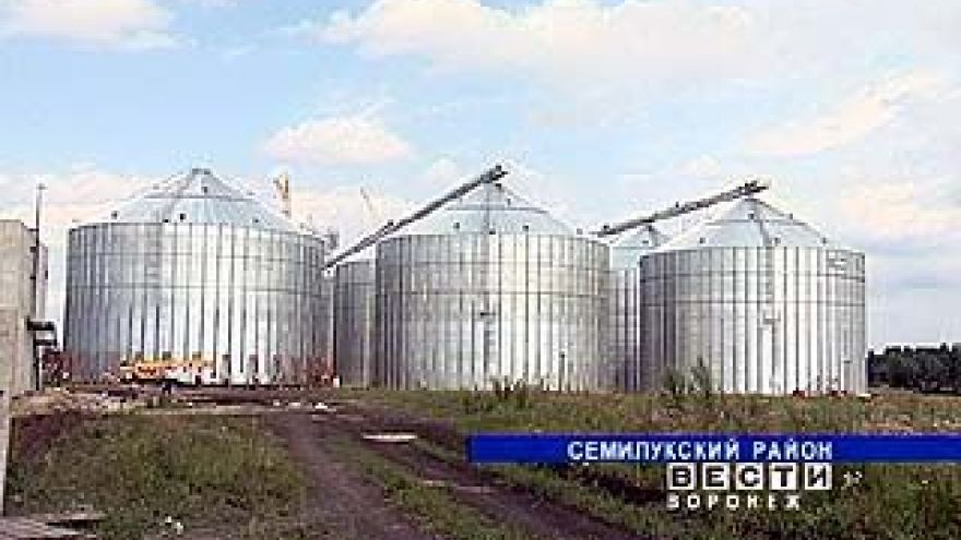 В Семилукском районе заканчивается строительство элеватора
