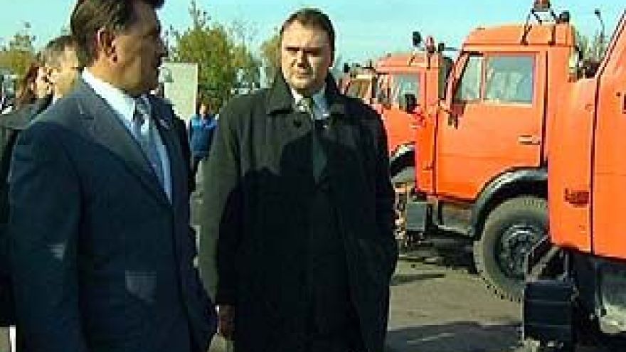 Мэр Воронежа проверял готовность спецтехники к зиме