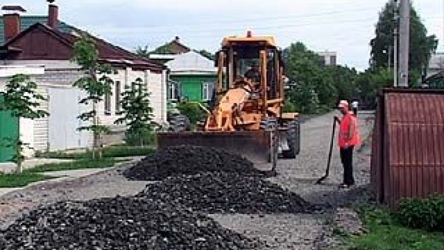 На некоторых воронежских улицах спустя 25 лет появится асфальт