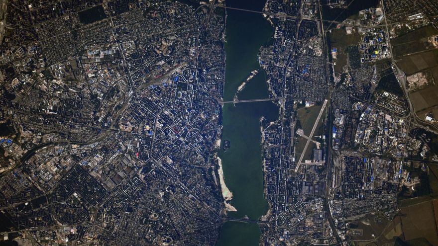 Российский космонавт сфотографировал Воронеж с борта МКС