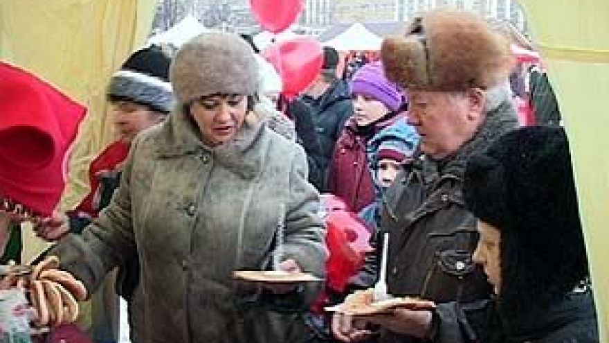 Воронежцы с размахом отпраздновали Масленицу