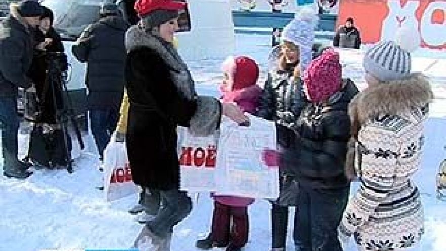 Акцию "Не мерзни!" для воронежцев организовала газета "Моё!"