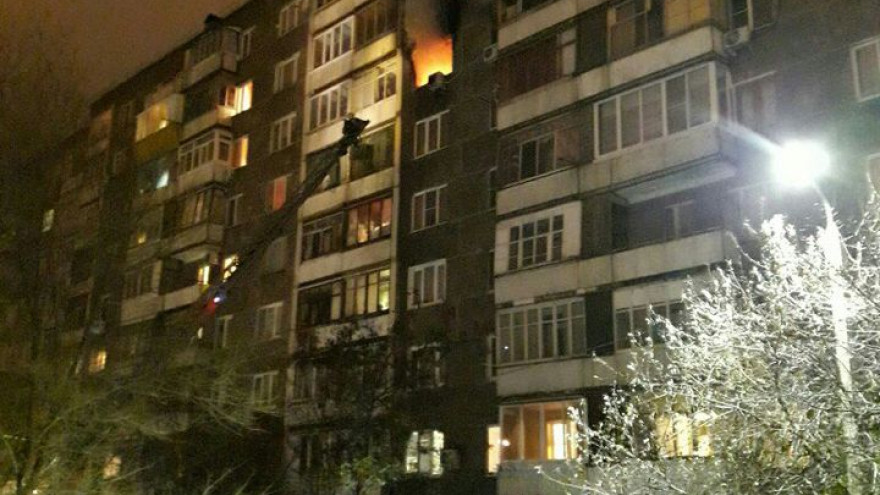 В Воронеже 20 человек эвакуировали из-за пожара в жилом доме