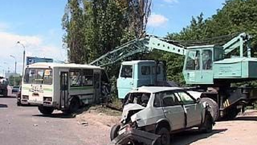 В Воронеже вновь произошло ДТП с участием маршрутки