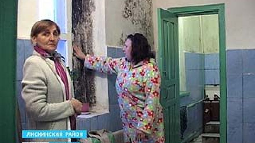 Чтобы избавиться от плесени, жильцам общежития советуют не готовить и не стирать