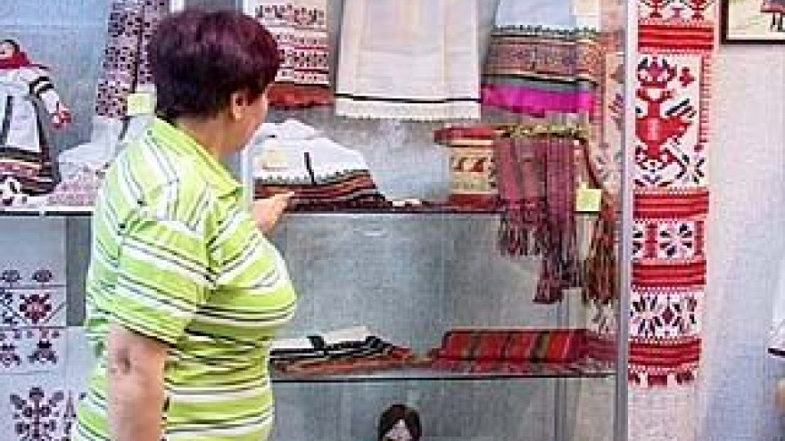 В Воронеже открылась первая выставка вышивки
