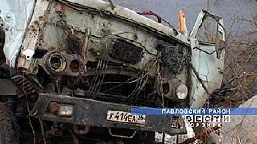 У КАМАЗа на спуске отказали тормоза