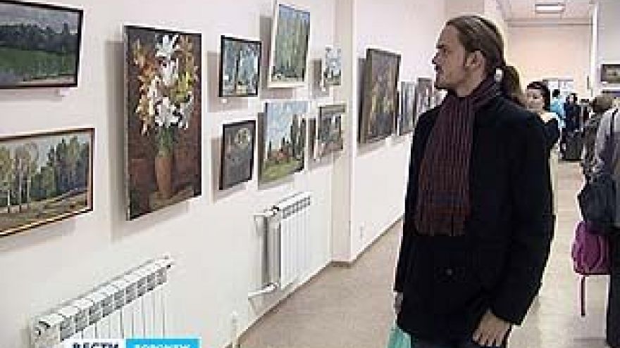 В зале Союза художников открыли выставку "Пленэр"