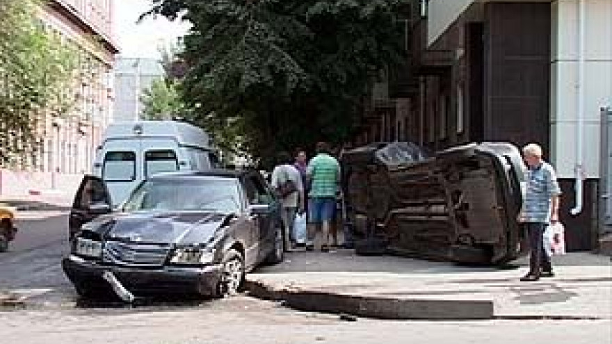 В центре Воронежа произошло серьезное ДТП