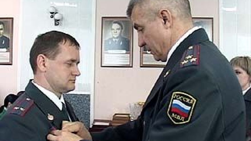 Воронежских стражей порядка награждали медалями и почётными грамотами