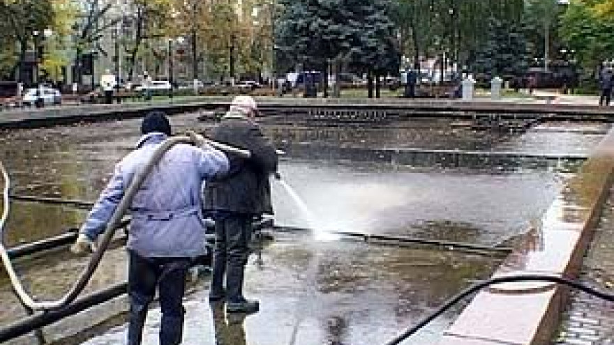 В Воронеже закончился сезон фонтанов
