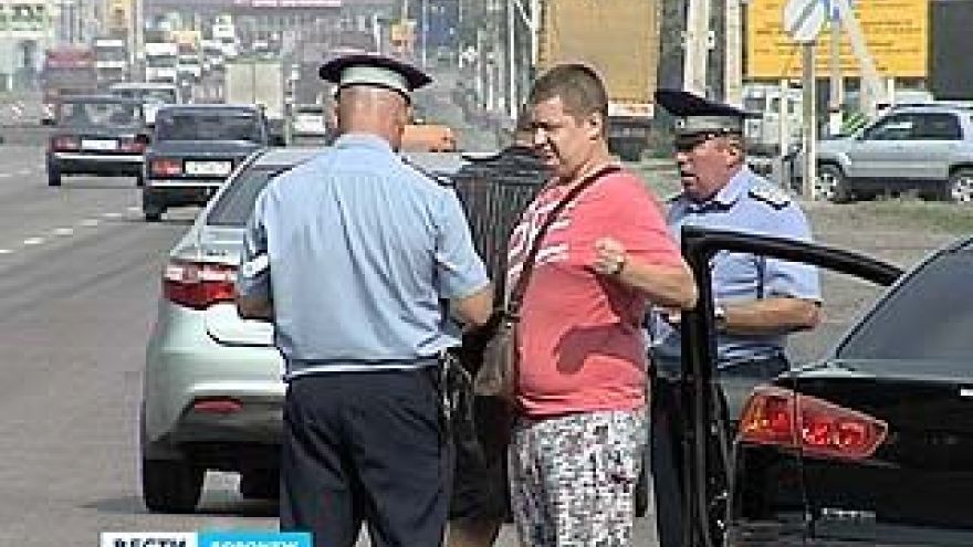 Воронежские автоинспекторы и приставы ловили должников