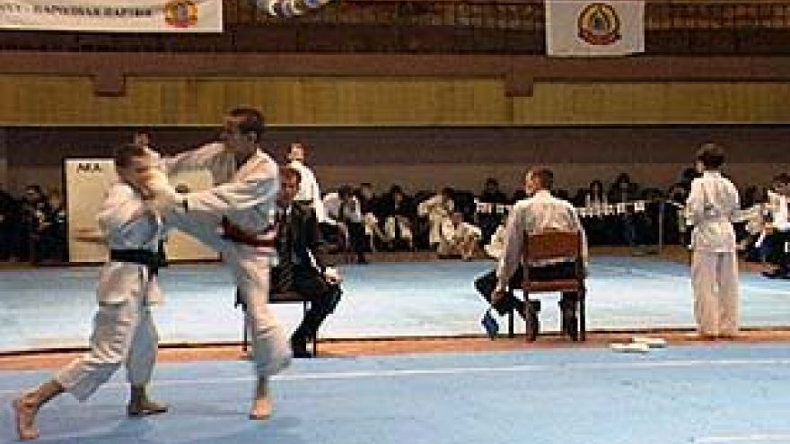Прошел чемпионат области по рукопашному бою