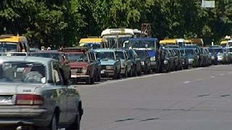 Воронеж утопает в транспортных потоках
