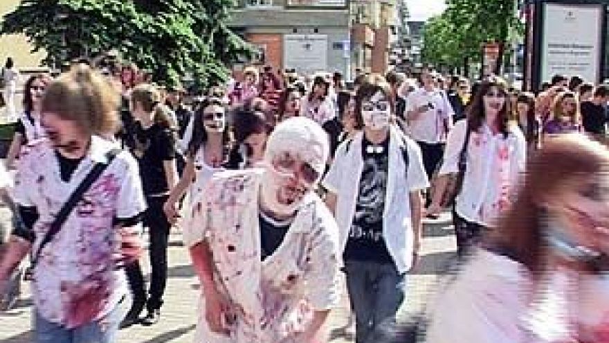 Зомби совершили нашествие на Воронеж