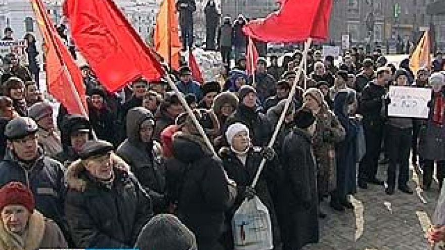 В Воронеже прошёл массовый митинг оппозиции