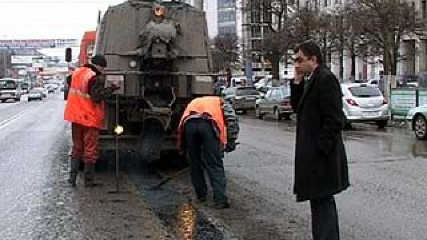 В центре Воронежа в честь инаугурации губернатора навели порядок