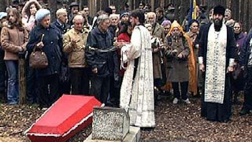 Церемония перезахоронения завершилась в Кантемировке