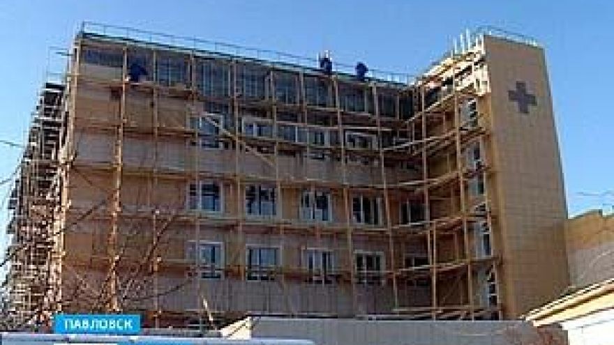 В Павловске заканчивается капремонт единственного в области госпиталя