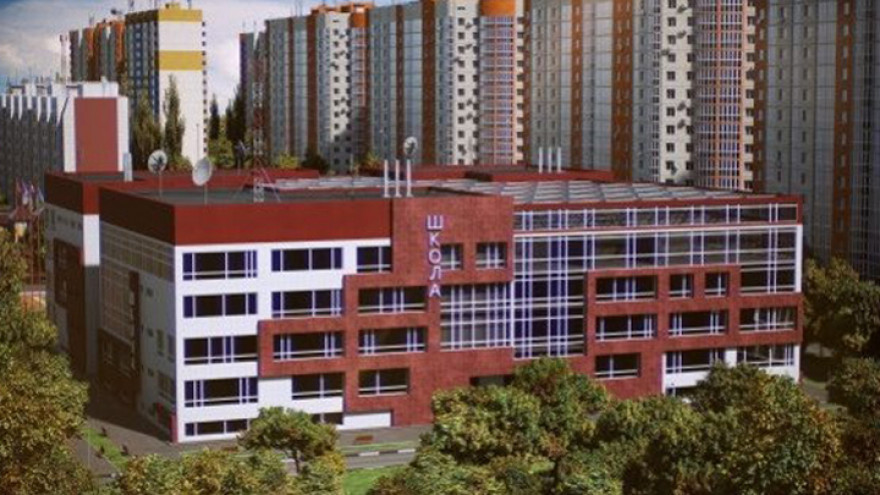 Возле строящейся школы в воронежском микрорайоне проложат дорогу