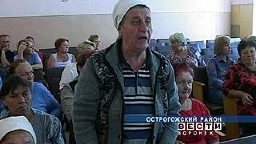 Село Рыбное Острогожского района энергетики лишили воды
