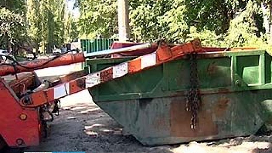 В воронежские дворы вернут контейнеры для крупногабаритного мусора