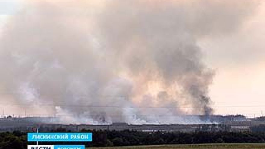 В Лисках избавляются от горельника, просто сжигая его