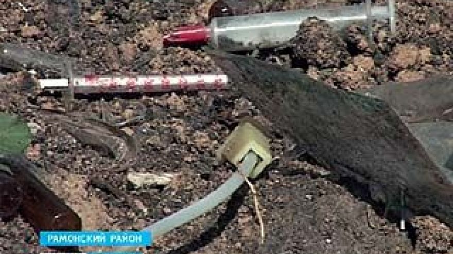 На окраине села Большая Верейка обнаружен могильник медицинских отходов
