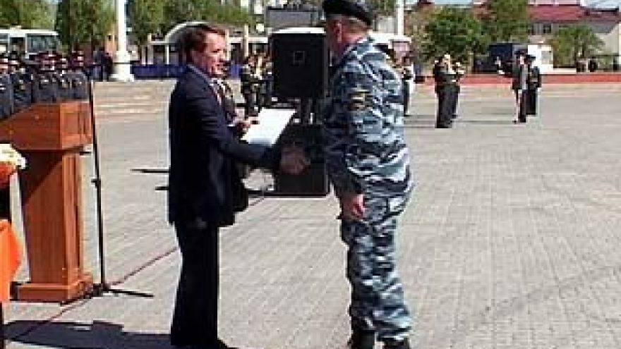 Воронежские милиционеры отмечают профессиональный праздник
