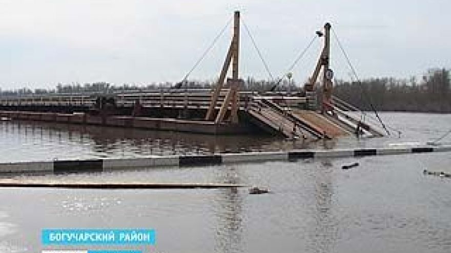Уровень Дона в Богучарском районе поднялся на два метра