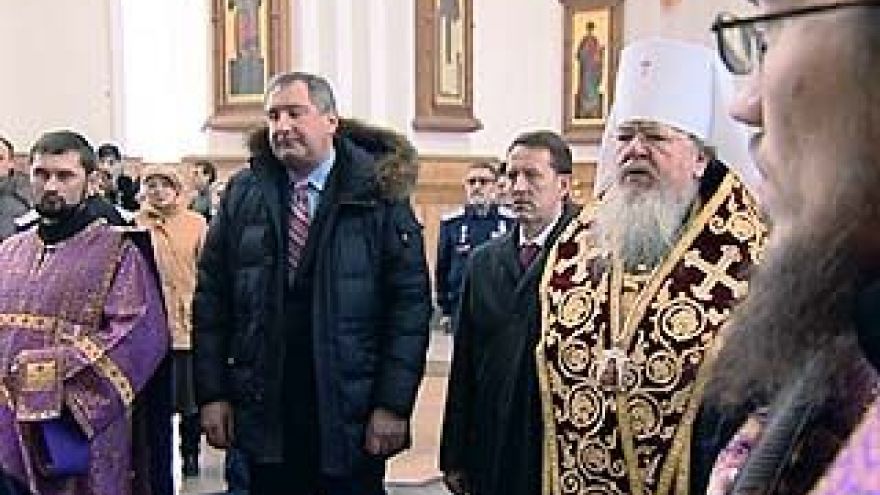 Дмитрий Рогозин привез из Бельгии в Воронеж икону Святителя Митрофания