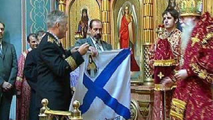 Участники Ушаковского Славянского хода приняли участие в литургии