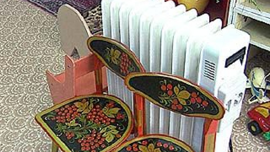 В поселке Краснотал топят бытовыми обогревателями