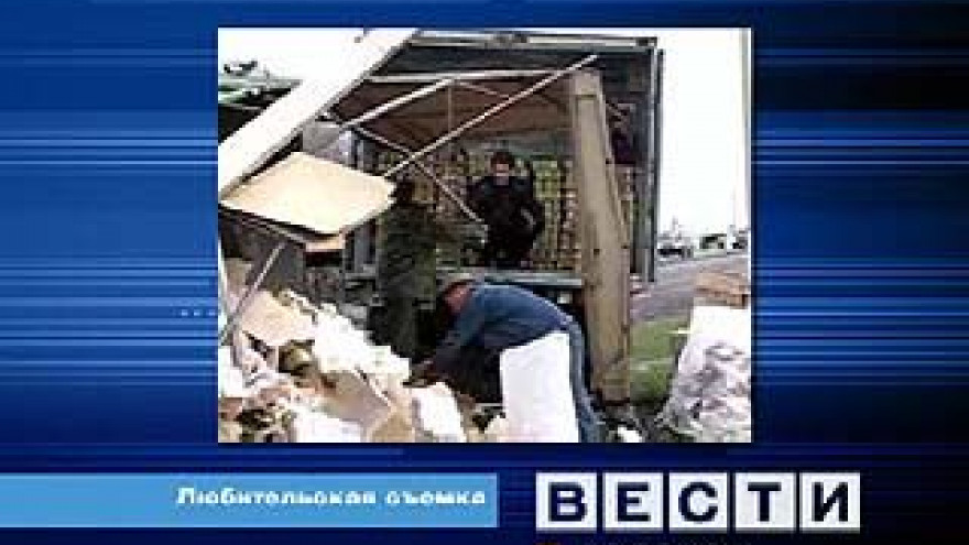 На трассе "Дон" перевернулся груженый "Камаз"