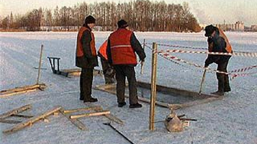 В Воронеже уже готовятся к крещенским купаниям