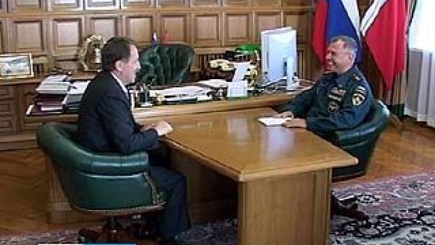 Алексей Гордеев встретился с замминистра МЧС России Александром Чуприяном