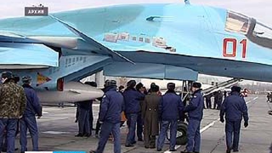 Эскадрилья СУ-34 Воронежского авиаполка Западного военного округа вернулась в область