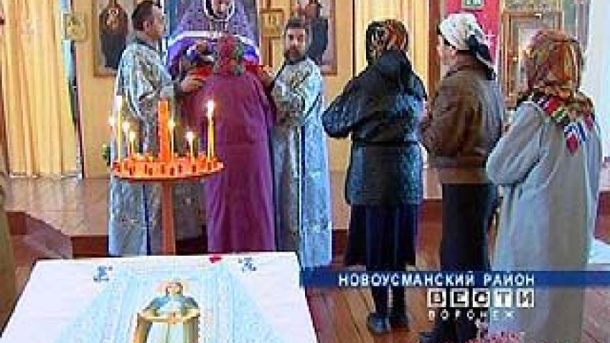 В селе Горки прошла литургия в честь Покрова Пресвятой Богородицы