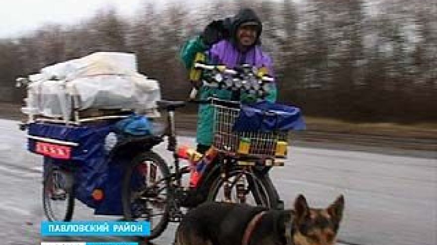 Артур Оганян отправился на велосипеде в Якутск