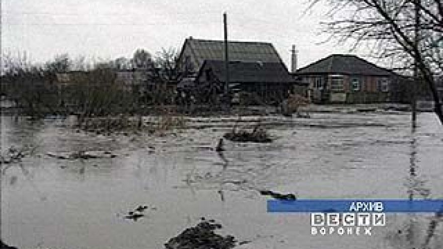 В области начался весенний паводок