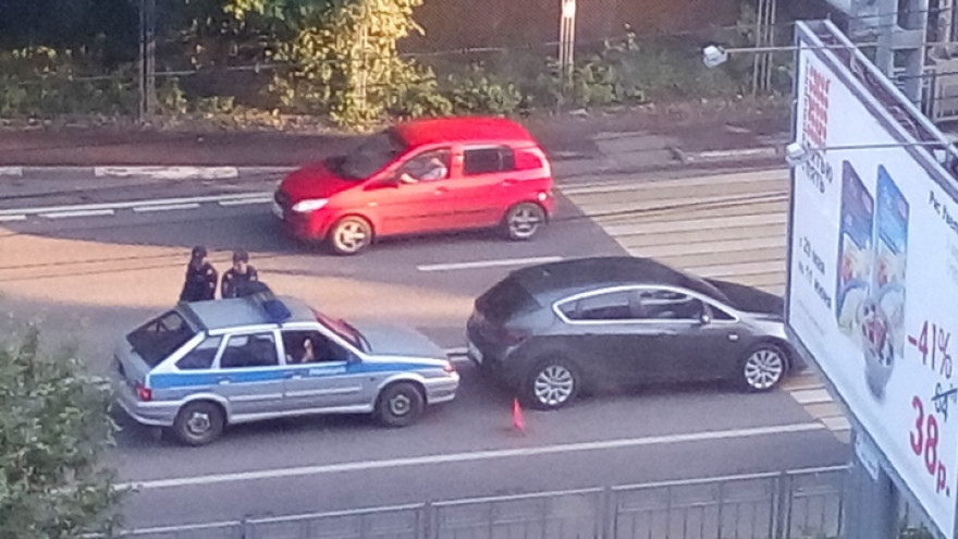 В Воронеже очевидцы рассказали о ДТП с экипажем Росгвардии