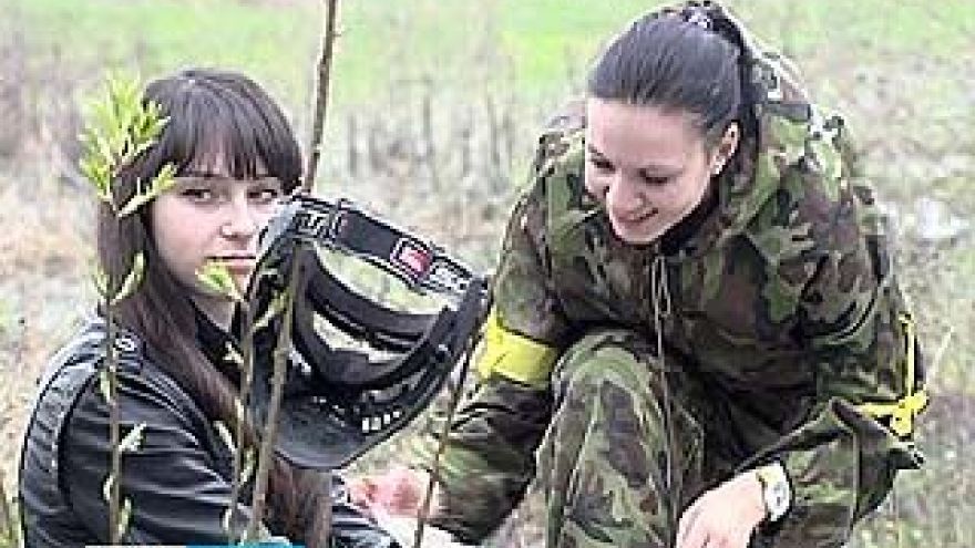Игроки пейнтбола к сражению подошли с фантазией