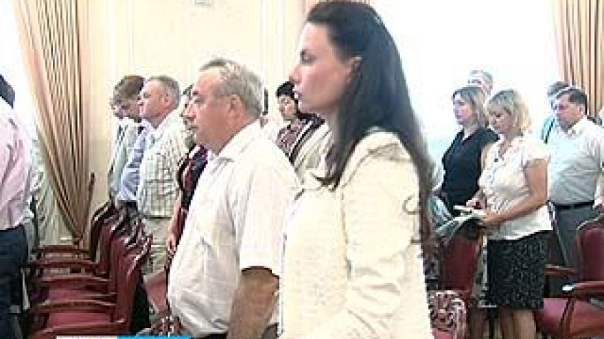 Память погибших на Кубани почтили минутой молчания в мэрии Воронежа