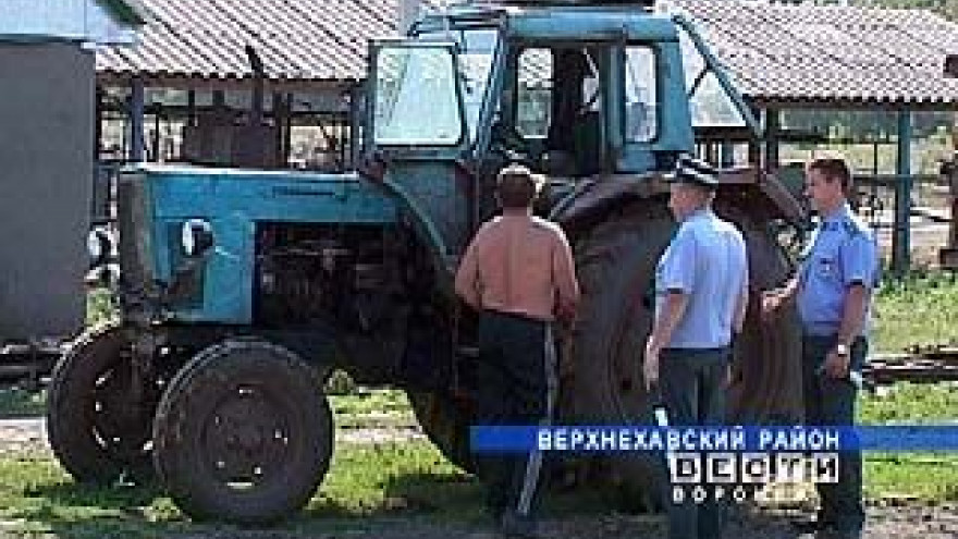 В Воронежской области идет "охота" на трактора