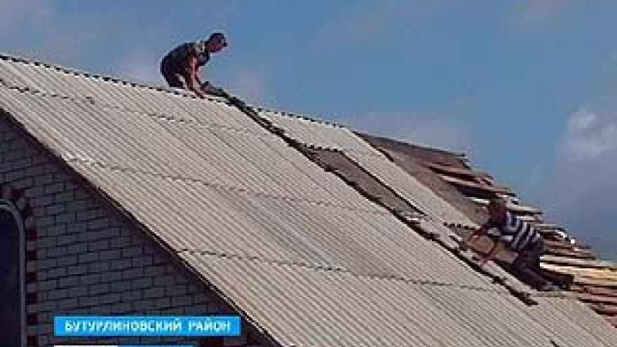В селе Пузево буря свирепствовала особенно сильно