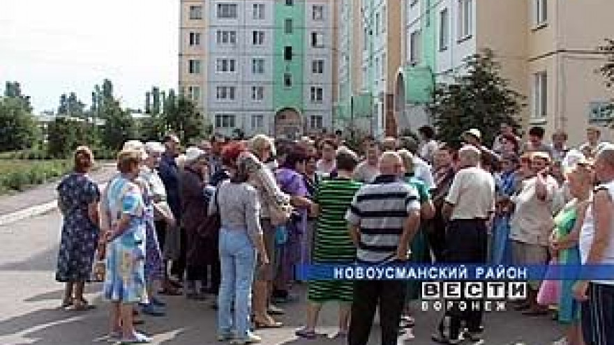 В Новой Усмани исчез целый микрорайон