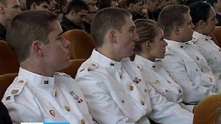 В ВГУ курсантов из "Вест-пойнт" поздравили с Днём защитников Отечества